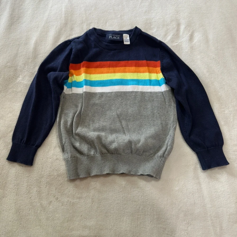 The Children's Place Colorful Striped Sweater